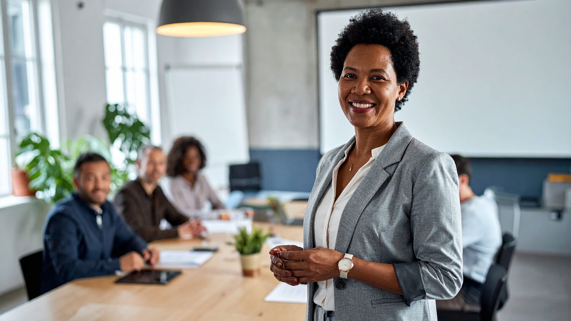 Professional advisor reviewing transformation scorecard documents